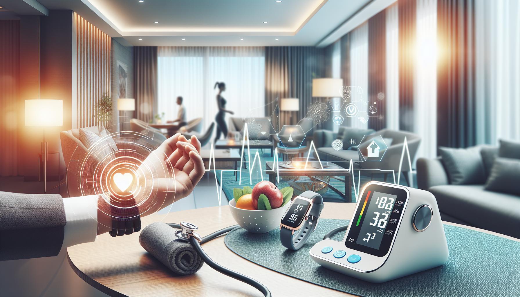 Availability of Blood Pressure Monitors at Marriott Hotels