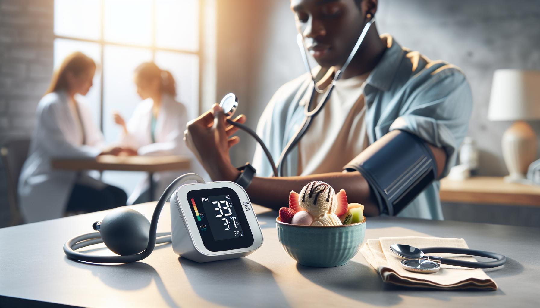 How to Monitor Blood Pressure After Eating Ice Cream