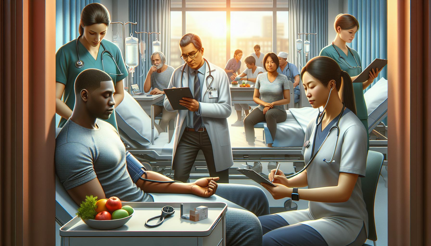 Monitoring Blood Pressure in Pneumonia Patients